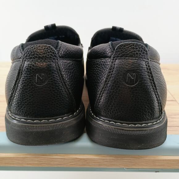 Nunn Bush Otto Men\'s 9.5 W Slip-On Shoes Black Leather Memory Foam Comfort main image 8